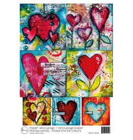RONRON DESIGNS RONRON DESIGNS MARIKA LEMAY - AVALANCHE DE COEURS RICE PAPER
