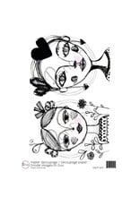 RONRON DESIGNS RONRON DESIGNS DOODLE VISAGES EN DUO RICE PAPER