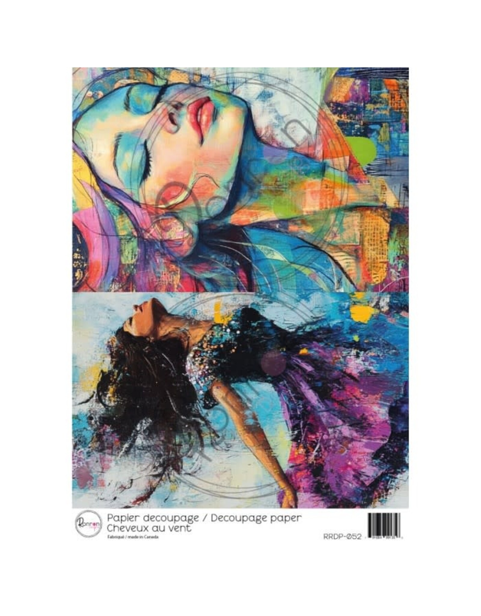 RONRON DESIGNS RONRON DESIGNS CHEVEUX AU VENT RICE PAPER