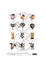 RONRON DESIGNS RONRON DESIGNS ANIMALERIE ATC RICE PAPER