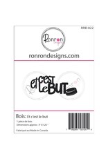 RONRON DESIGNS RONRON DESIGNS ET C'EST LE BUT WOOD PIECES