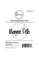 RONRON DESIGNS RONRON DESIGNS BONNE FÊTE FOAM STAMP