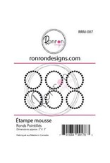 RONRON DESIGNS RONRON DESIGNS RONDS POINTILLÉS FOAM STAMP