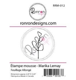 RONRON DESIGNS RONRON DESIGNS MARIKA LEMAY - FEUILLAGE ALLONGÉ FOAM STAMP