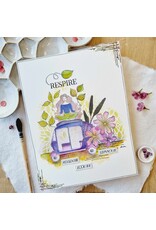 CHOU & FLOWERS CHOU & FLOWERS COLLECTION VIBRATIONS POCHOIR KALEIDOSCOPE STENCIL