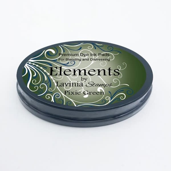 LAVINIA STAMPS LAVINIA ELEMENTS PIXIE GREEN PREMIUM DYE INK PADS