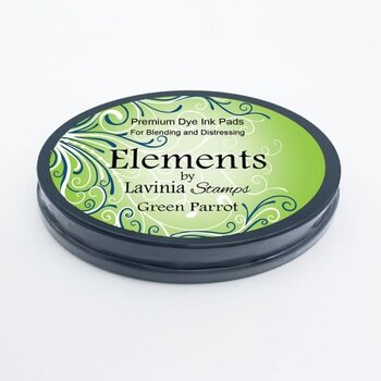 LAVINIA STAMPS LAVINIA ELEMENTS GREEN PARROT PREMIUM DYE INK PADS