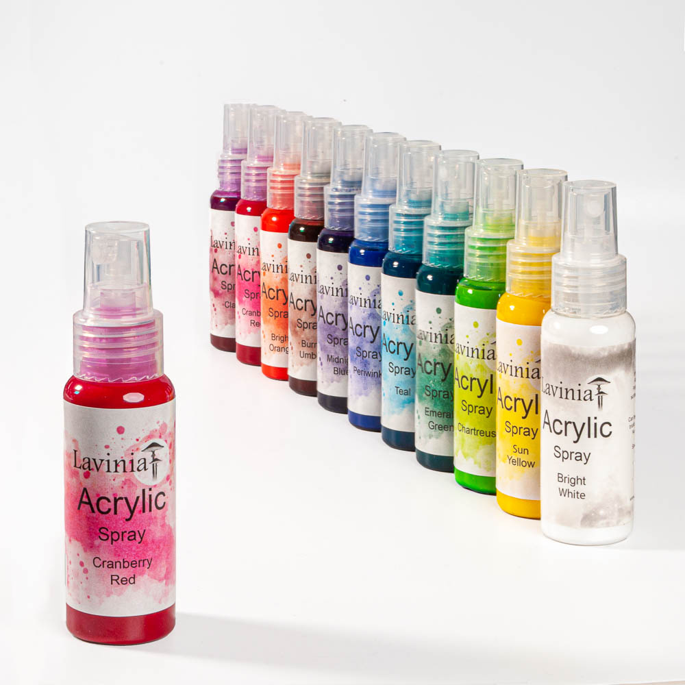 LAVINIA STAMPS LAVINIA CRANBERRY RED ACRYLIC SPRAY