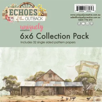 UNIQUELY CREATIVE UNIQUELY CREATIVE ECHOES OF THE OUTBACK 6x6 COLLECTION PACK
