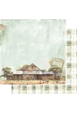 UNIQUELY CREATIVE UNIQUELY CREATIVE ECHOES OF THE OUTBACK SHEARER'S SHACK 12x12 CARDSTOCK