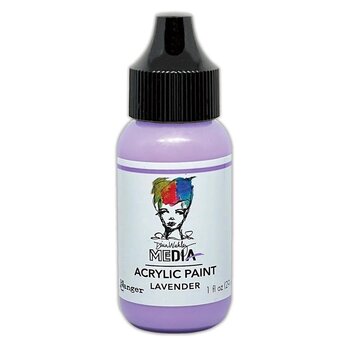 RANGER RANGER DINA WAKLEY MEDIA ACRYLIC PAINT LAVENDER 1OZ