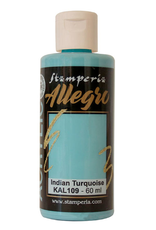 STAMPERIA STAMPERIA ALLEGRO PAINT 60ML INDIAN TURQUOISE