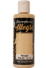 STAMPERIA STAMPERIA ALLEGRO PAINT NOUGAT 60ML