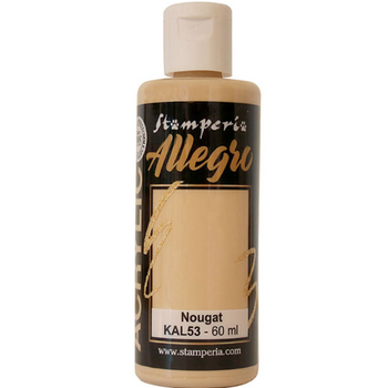 STAMPERIA STAMPERIA ALLEGRO PAINT NOUGAT 60ML