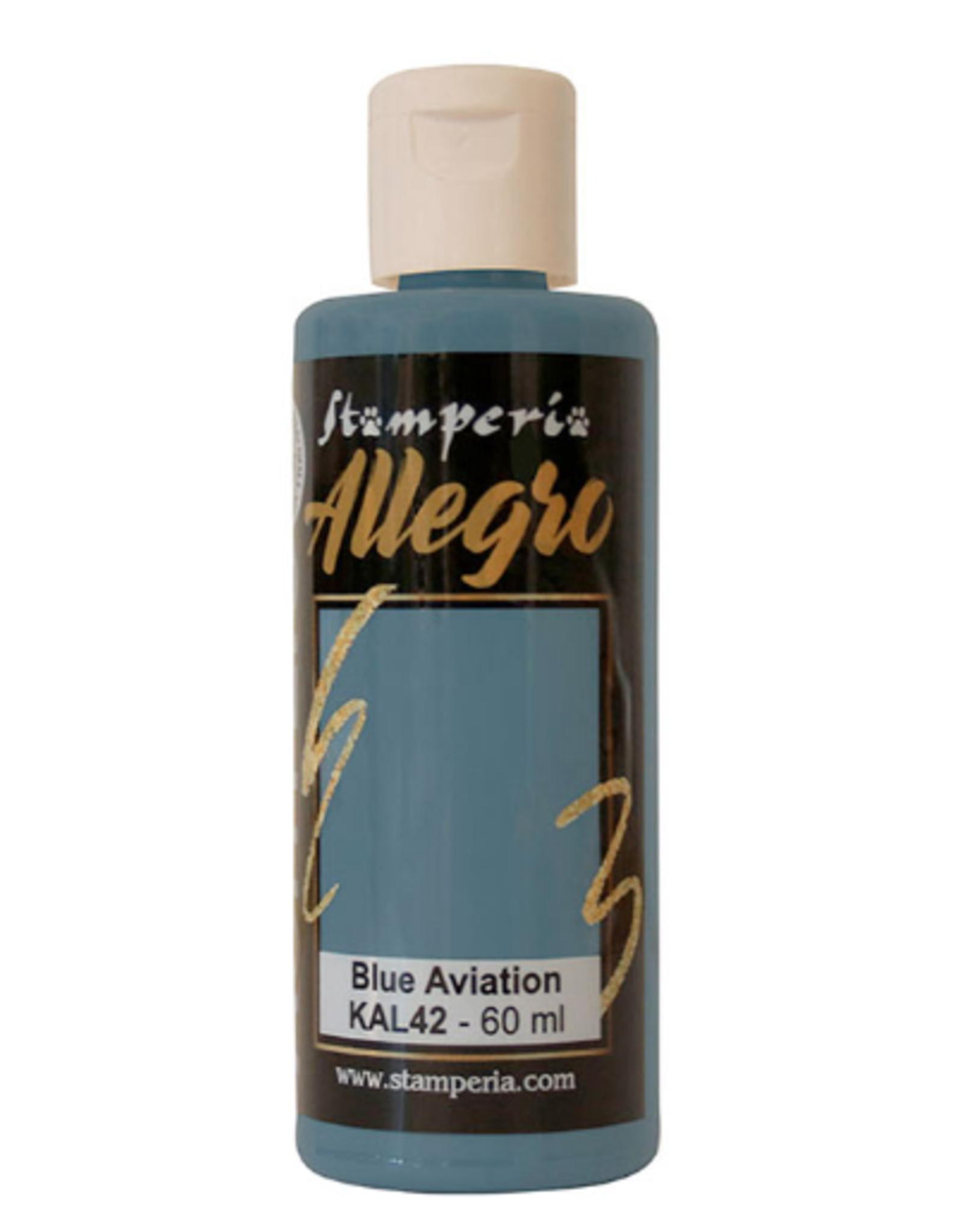 STAMPERIA STAMPERIA ALLEGRO PAINT 60ML BLUE AVIATION