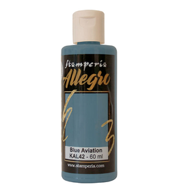 STAMPERIA STAMPERIA ALLEGRO PAINT 60ML BLUE AVIATION