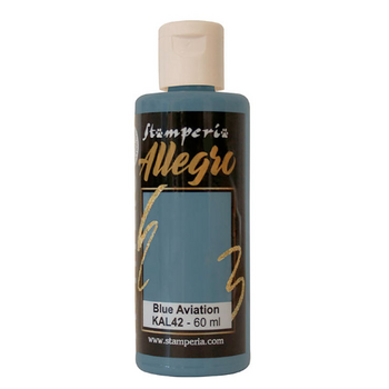 STAMPERIA STAMPERIA ALLEGRO PAINT 60ML BLUE AVIATION