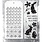 STAMPERS ANONYMOUS STAMPERS ANONYMOUS TIM HOLTZ SPRING SHADOWS MIXED MEDIA CLEAR STAMP SET & STENCIL