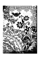 STAMPERS ANONYMOUS STAMPERS ANONYMOUS TIM HOLTZ COMPONENTS TATTOO YOU CLING STAMP