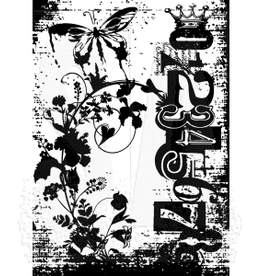 STAMPERS ANONYMOUS STAMPERS ANONYMOUS TIM HOLTZ COMPONENTS FAIRY GARDEN CLING STAMP