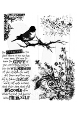 STAMPERS ANONYMOUS STAMPERS ANONYMOUS TIM HOLTZ URBAN TAPESTRY CLING STAMP SET
