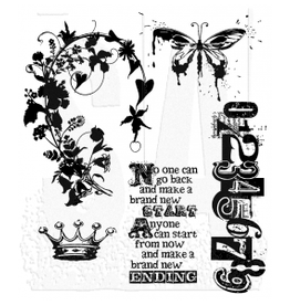 STAMPERS ANONYMOUS STAMPERS ANONYMOUS TIM HOLTZ FAIRY TALE FRENZY CLING STAMP SET