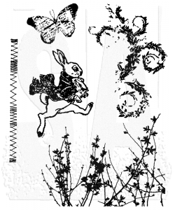 STAMPERS ANONYMOUS STAMPERS ANONYMOUS TIM HOLTZ SPRING SPRUNG CLING STAMP SET