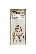 STAMPERS ANONYMOUS STAMPERS ANONYMOUS TIM HOLTZ WILDFLOWER LAYERING STENCIL