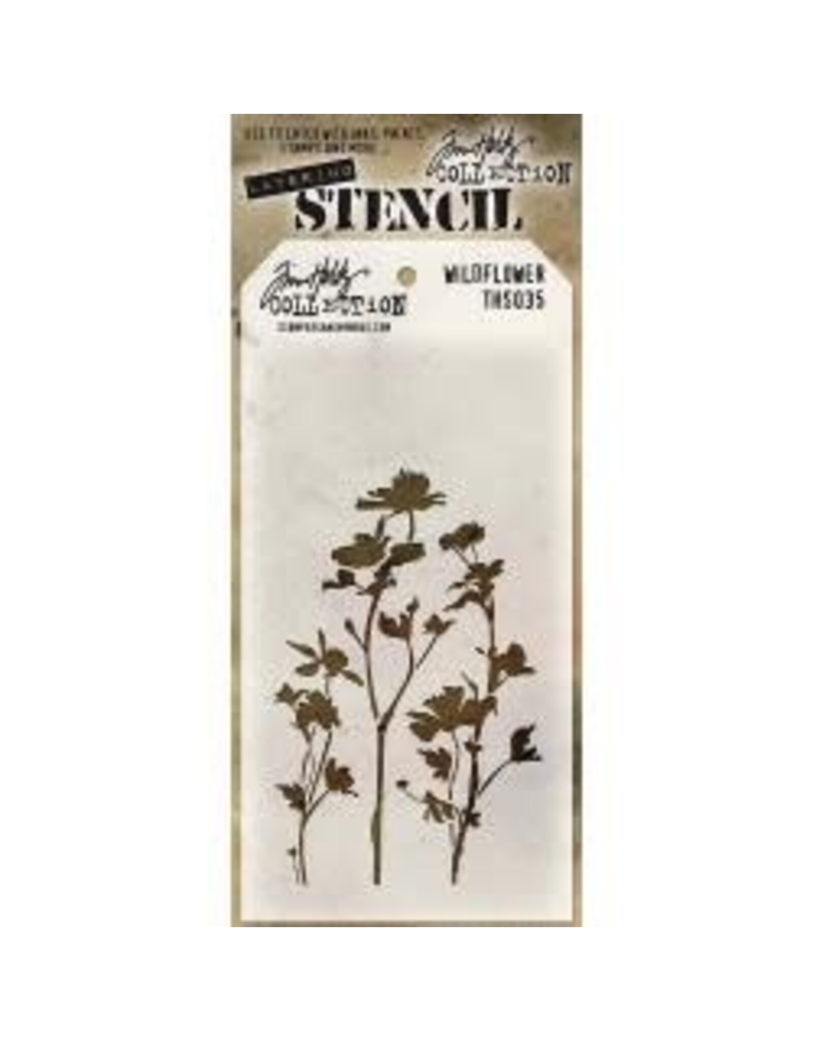 STAMPERS ANONYMOUS STAMPERS ANONYMOUS TIM HOLTZ WILDFLOWER LAYERING STENCIL