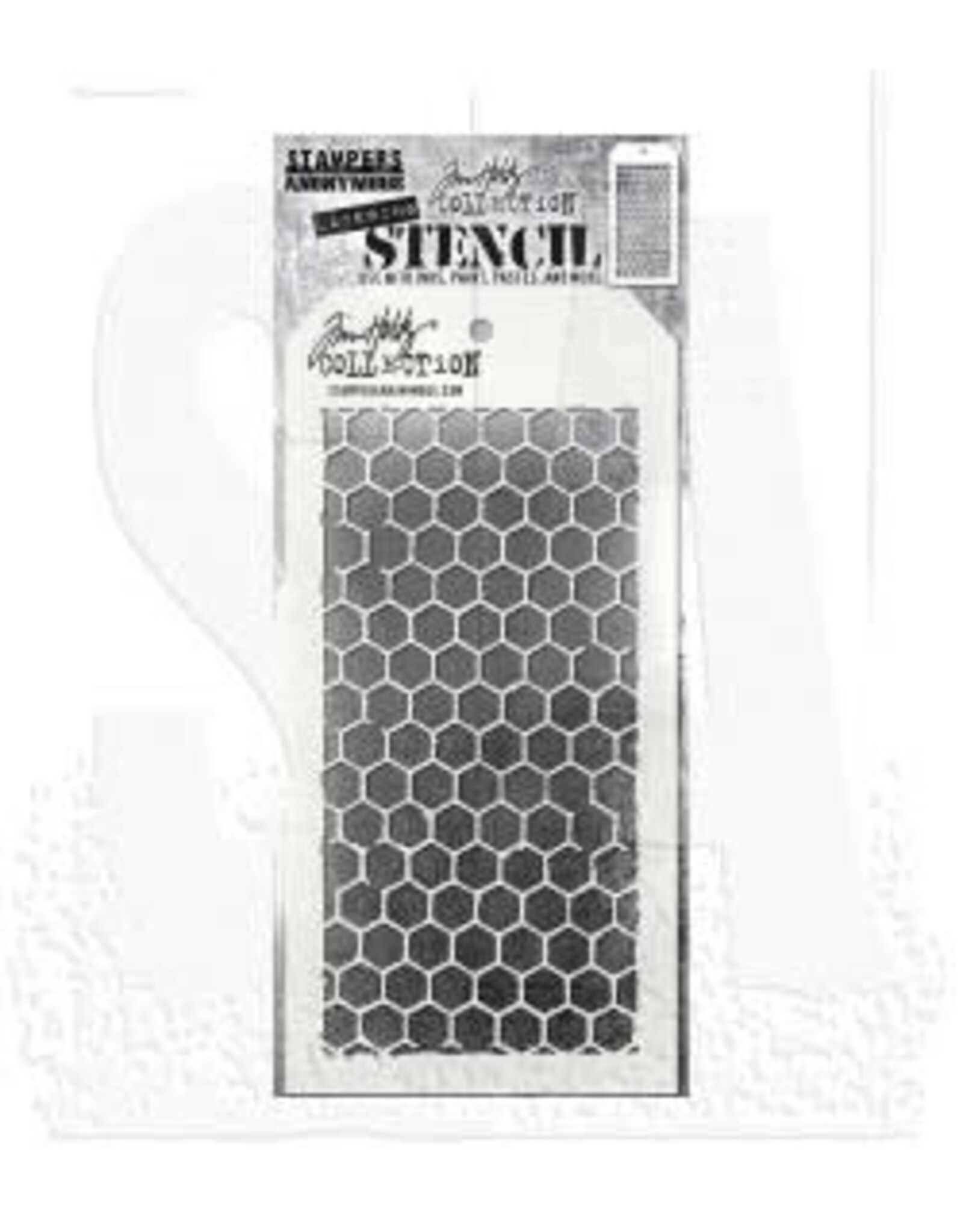 STAMPERS ANONYMOUS STAMPERS ANONYMOUS TIM HOLTZ HONEYCOMB LAYERING STENCIL