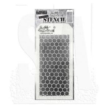STAMPERS ANONYMOUS STAMPERS ANONYMOUS TIM HOLTZ HONEYCOMB LAYERING STENCIL