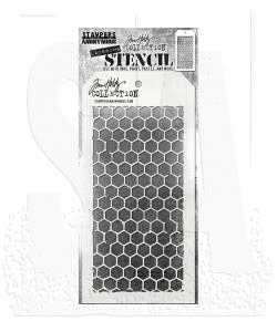 STAMPERS ANONYMOUS STAMPERS ANONYMOUS TIM HOLTZ HONEYCOMB LAYERING STENCIL