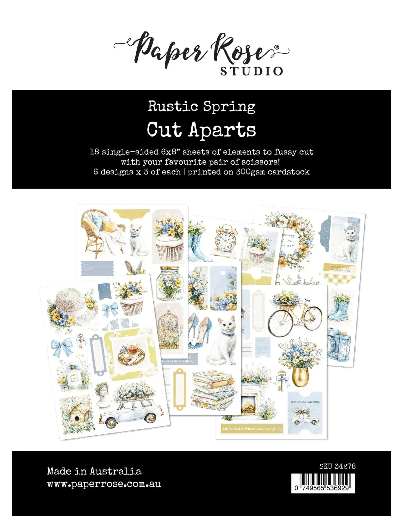 PAPER ROSE PAPER ROSE RUSTIC SPRING CUT APARTS