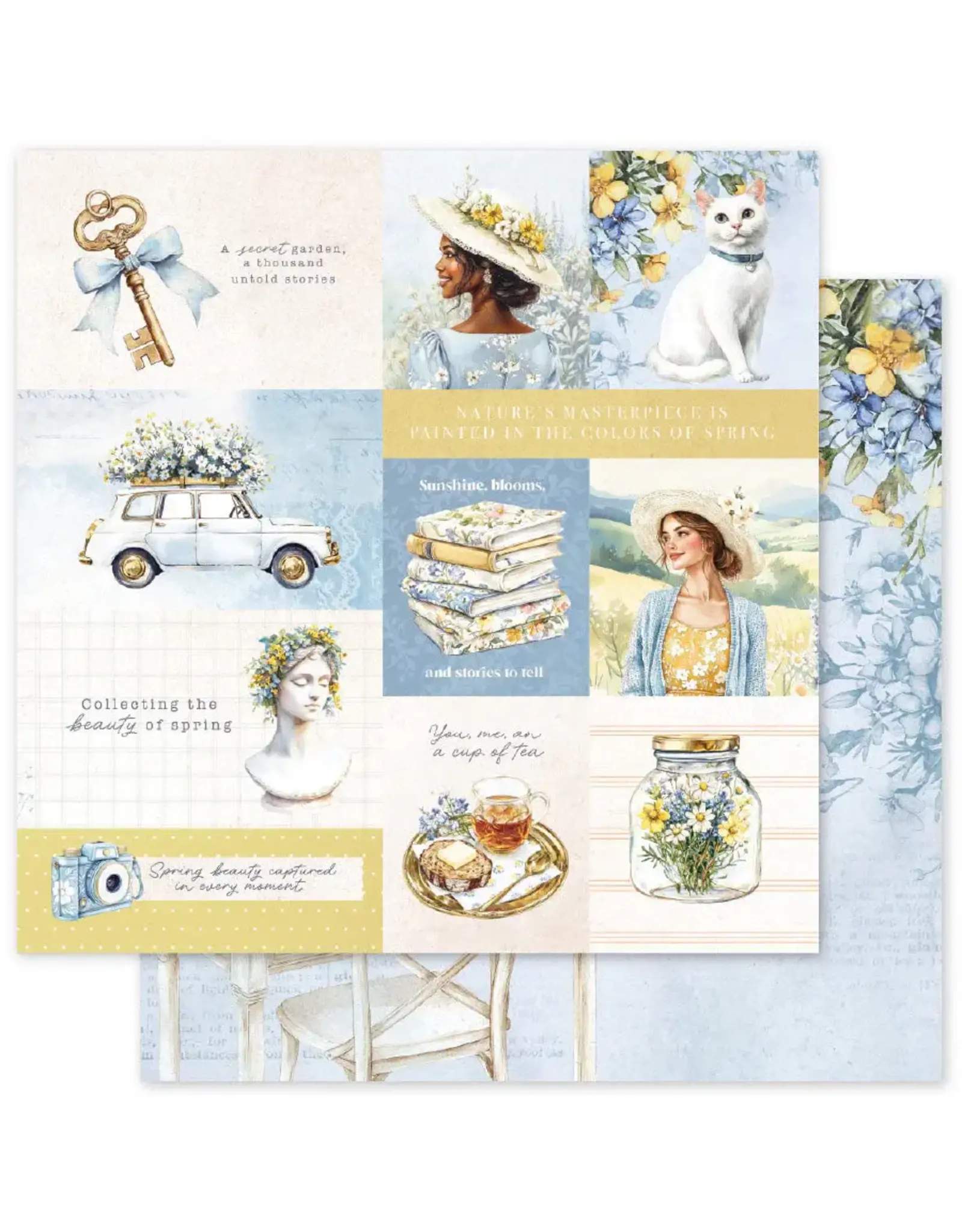 PAPER ROSE PAPER ROSE RUSTIC SPRING 6x6 PAPER COLLECTION
