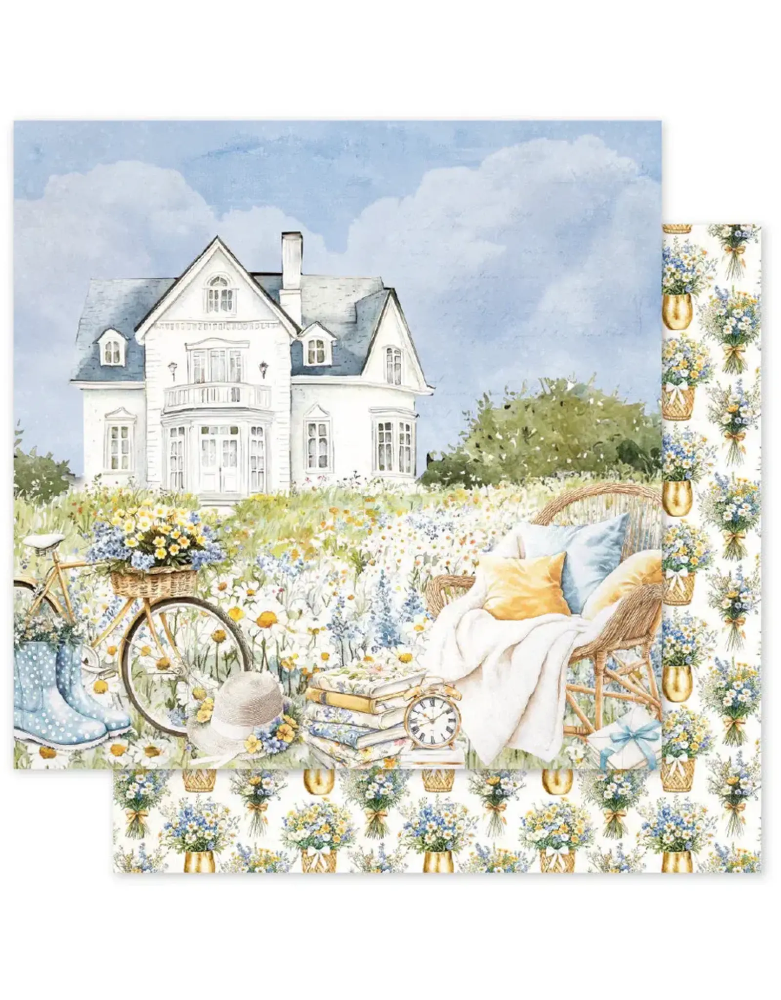 PAPER ROSE PAPER ROSE RUSTIC SPRING 6x6 PAPER COLLECTION