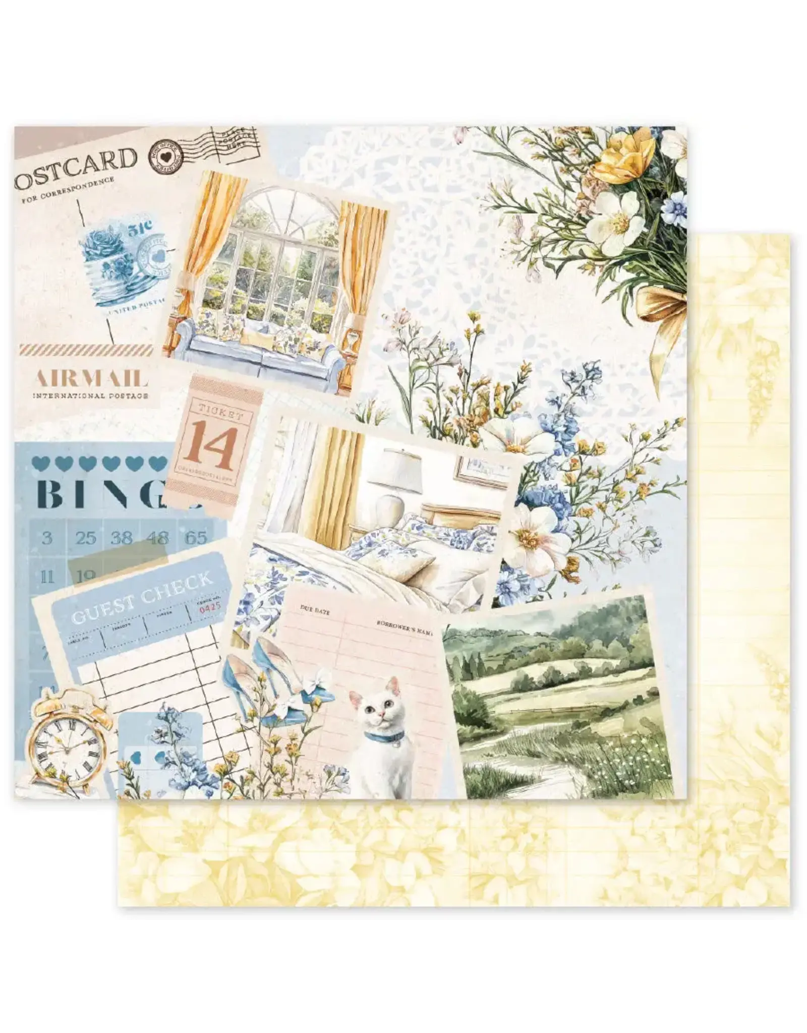 PAPER ROSE PAPER ROSE RUSTIC SPRING 6x6 PAPER COLLECTION