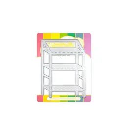 WAFFLE FLOWER WAFFLE FLOWER THREE-TIERED SHELF DIE