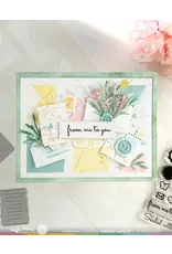 WAFFLE FLOWER WAFFLE FLOWER POSTAGE COLLAGE MINI SEALS DIE SET