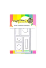 WAFFLE FLOWER WAFFLE FLOWER POSTAGE COLLAGE SLIMLINE BLOCKS DIE SET