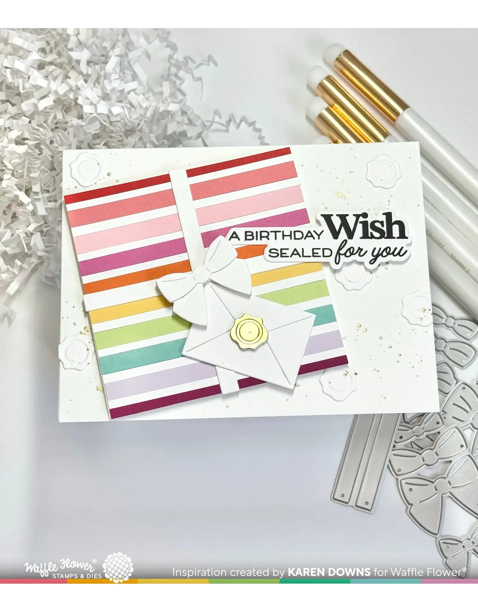 WAFFLE FLOWER WAFFLE FLOWER POSTAGE COLLAGE GIFTS DIE SET
