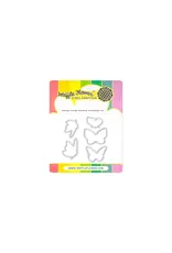 WAFFLE FLOWER WAFFLE FLOWER POSTAGE COLLAGE BUTTERFLY SILHOUETTES DIE SET