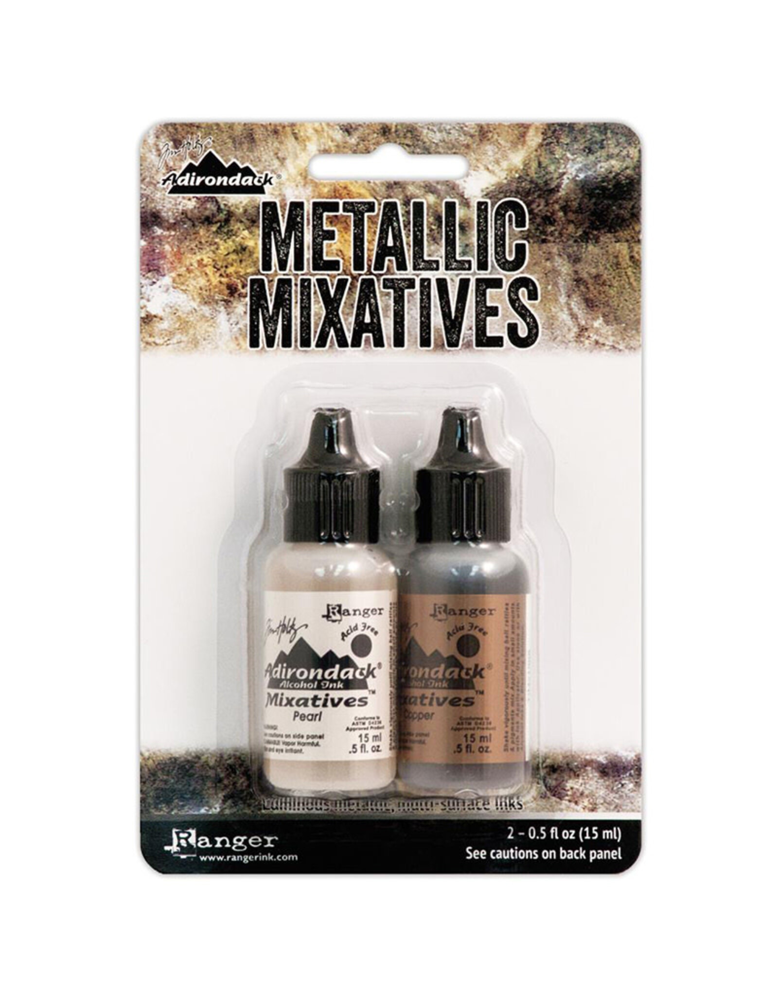RANGER TIM HOLTZ ALCOHOL INK MIXATIVES PEARL/COPPER 2PK