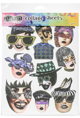 RANGER DYLUSIONS COLLAGE SHEETS SET #1 8.5''X11'' 24PK