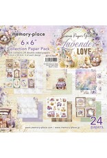 MEMORY-PLACE MEMORY-PLACE LAVENDER LOVE 6x6 COLLECTION PACK 24 SHEETS
