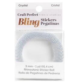 TONIC TONIC STUDIOS CRAFT PERFECT CLEAR RHINESTONE STICKER ROLL