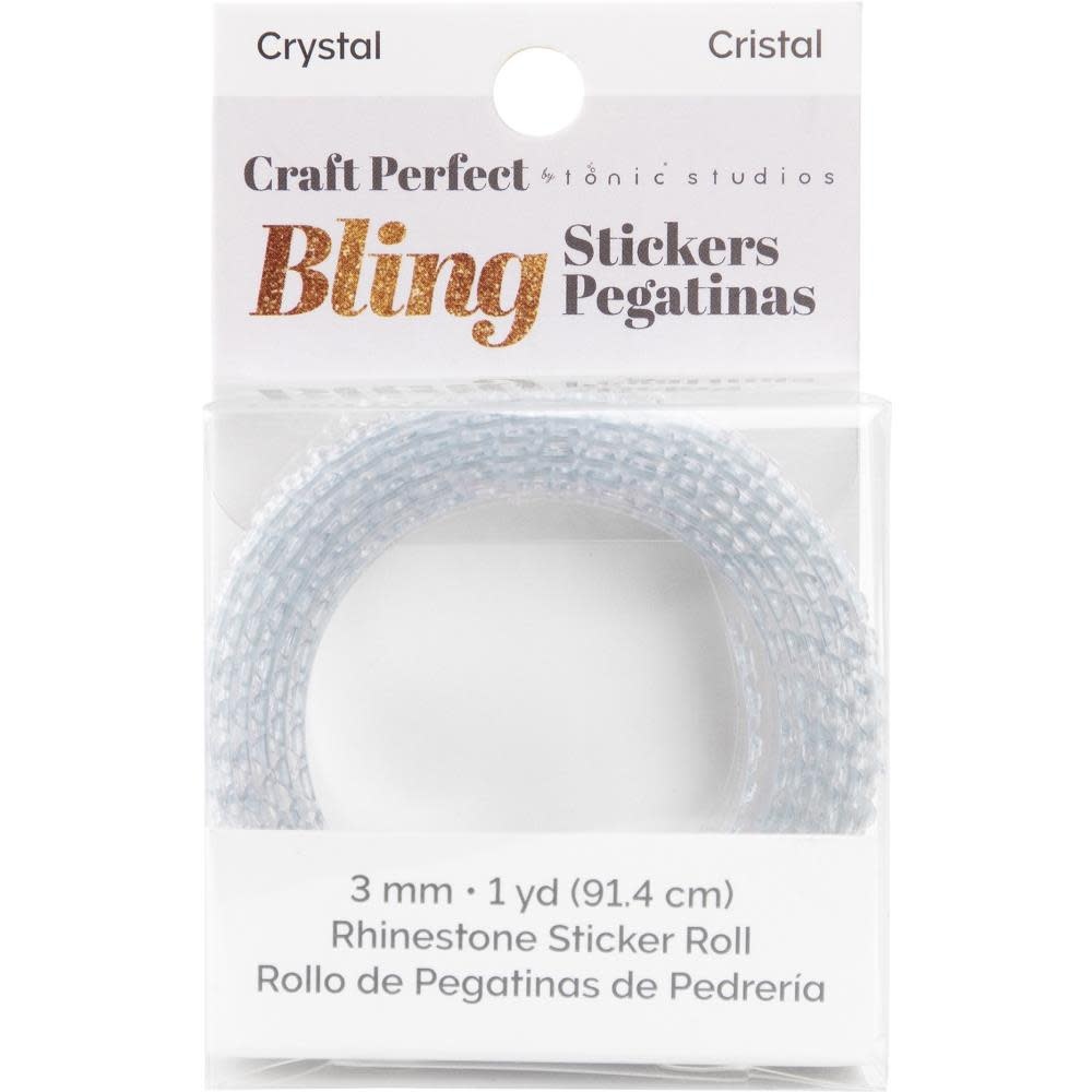 TONIC TONIC STUDIOS CRAFT PERFECT CLEAR RHINESTONE STICKER ROLL