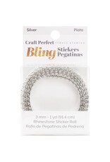 TONIC TONIC STUDIOS CRAFT PERFECT SILVER RHINESTONE STICKER ROLL