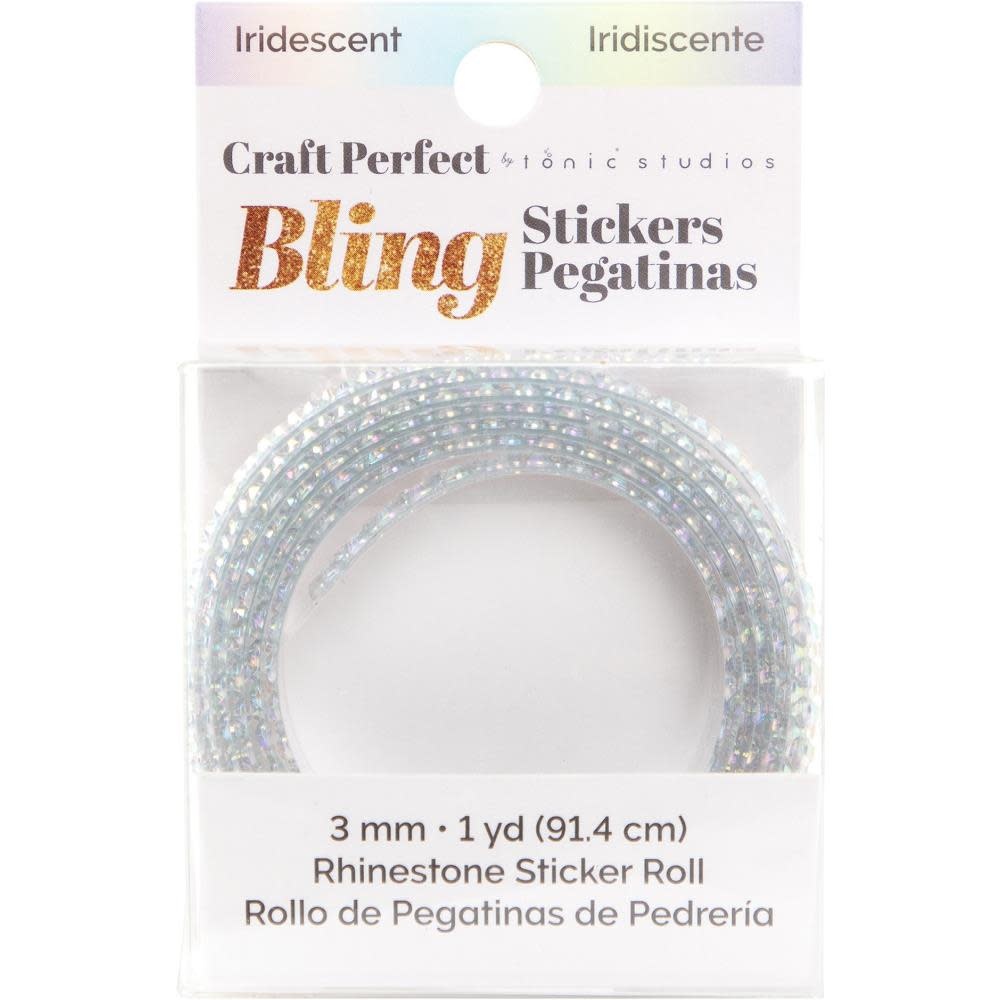 TONIC TONIC STUDIOS CRAFT PERFECT IRIDESCENT RHINESTONE STICKER ROLL