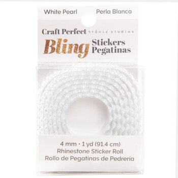 TONIC TONIC STUDIOS CRAFT PERFECT WHITE RHINESTONE STICKER ROLL