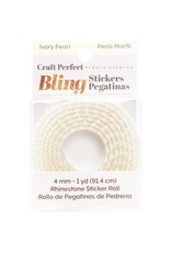 TONIC TONIC STUDIOS CRAFT PERFECT IVORY RHINESTONE STICKER ROLL
